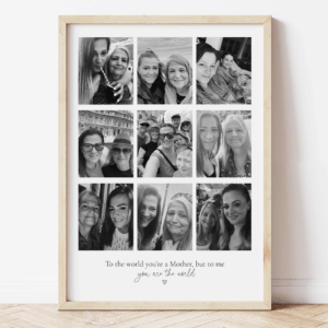 Personalised Mum Photo Collage
